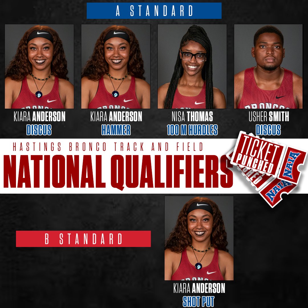 Congratulations to our 3 student-athletes for hitting Qualifying Marks last weekend! Ki led the way with two A Standards and a B Standard. #GDTBAB