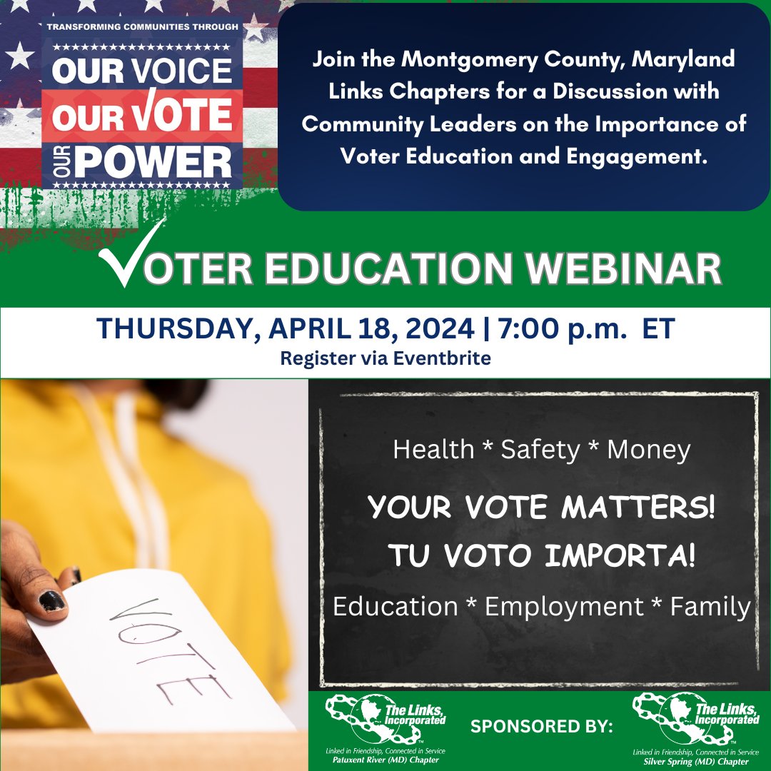 Patuxent River(MD) Chapter The Links, Incorporated tweet media