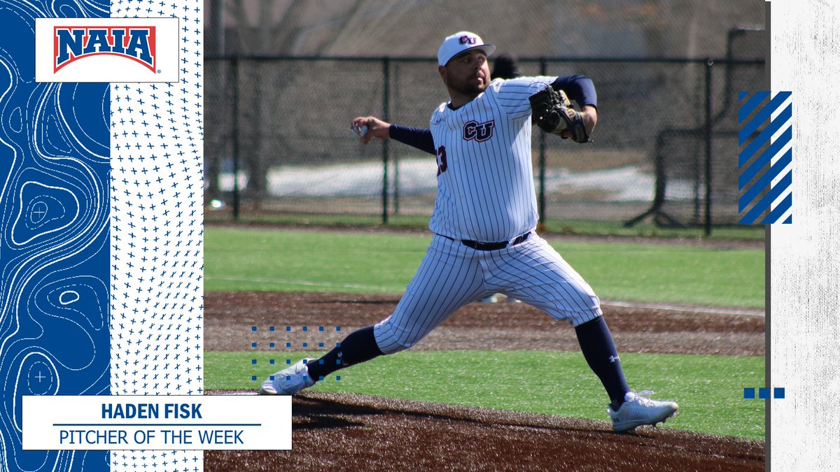 ⚾️
Haden Fisk of <a href="/AthleticsCleary/">Cleary Athletics</a> struck out 15 batters on his way to being named #NAIABaseball Pitcher of the Week!

Read all about it --> bit.ly/443bcBt

#NAIAPOTW #collegebaseball