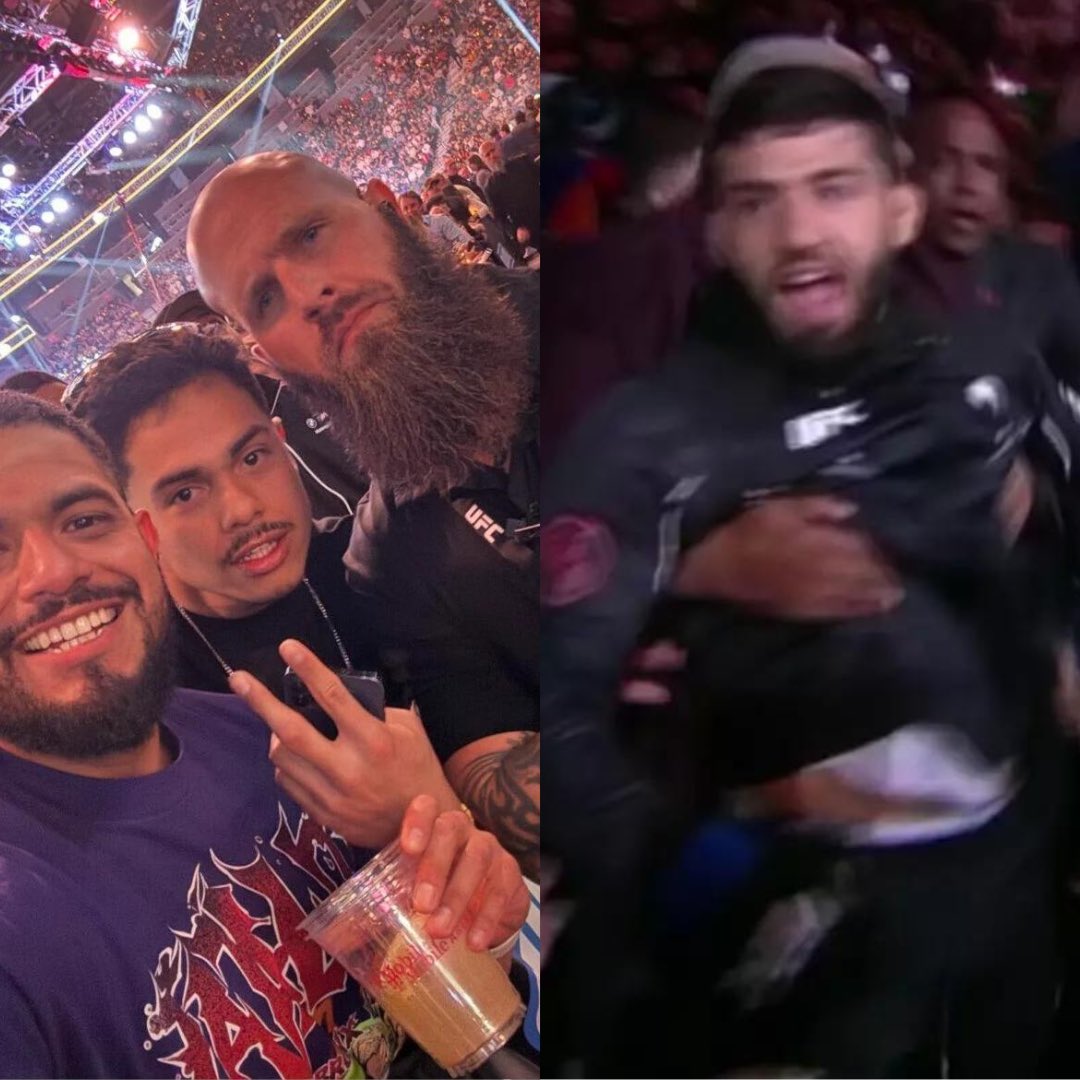 ChampRDS's tweet image. The fan involved in the altercation with Arman Tsarukyan during his walkout says he won’t sue the UFC, but wants tickets for McGregor vs Chandler 😂

“To answer Dana White’s comments about suing: I will not sue, that never crossed my mind. Thank you Uncle Dana for blessing us…