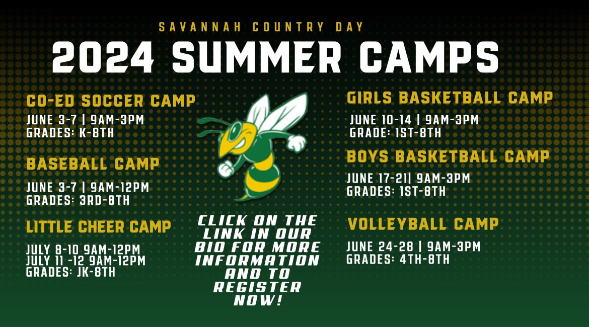 Get a jump on our Hornet Athletic Camps! Spots will fill up quickly! You can register by clicking on the link in our bio! Can’t wait to see you this summer!⚽️⚾️🏀📣🏐 #SWARM #HornetPride