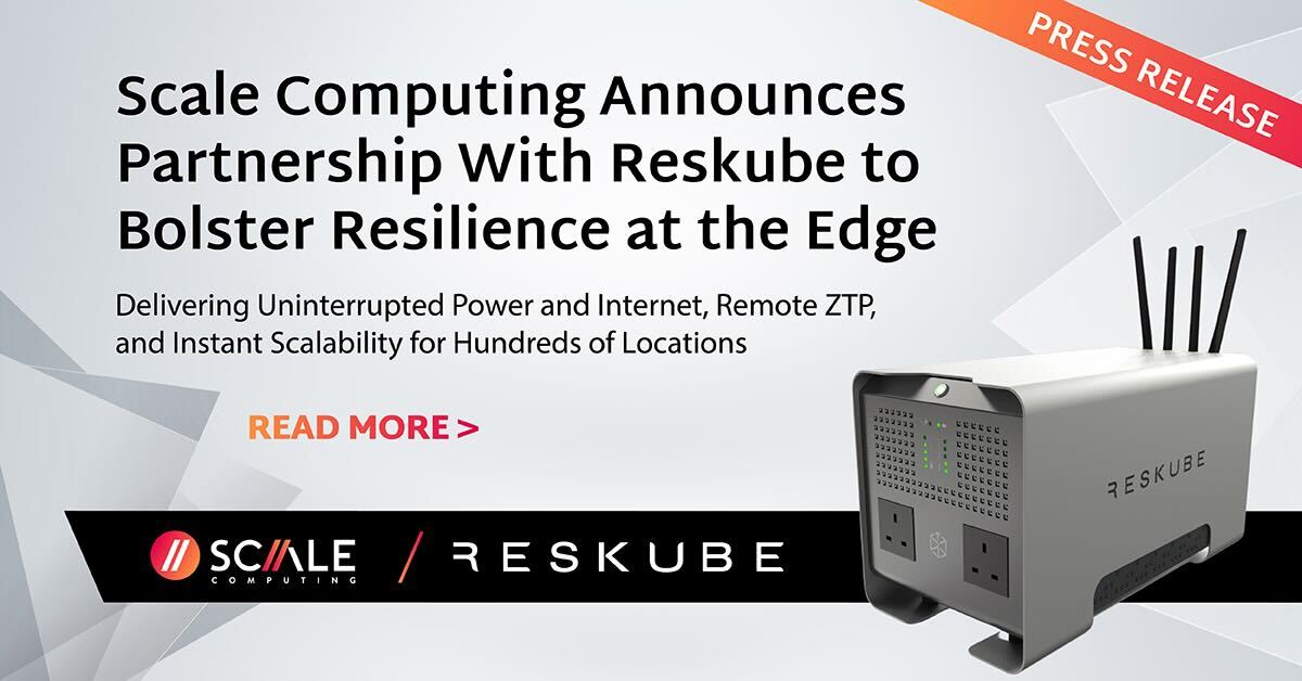 We're excited to announce our partnership with @ReskubeLtd! Read how our collaboration is redefining resilience at the #edge & delivering uninterrupted power & internet, remote zero-touch provisioning, & instant scalability for hundreds of locations ➡️ bit.ly/3vSfejz