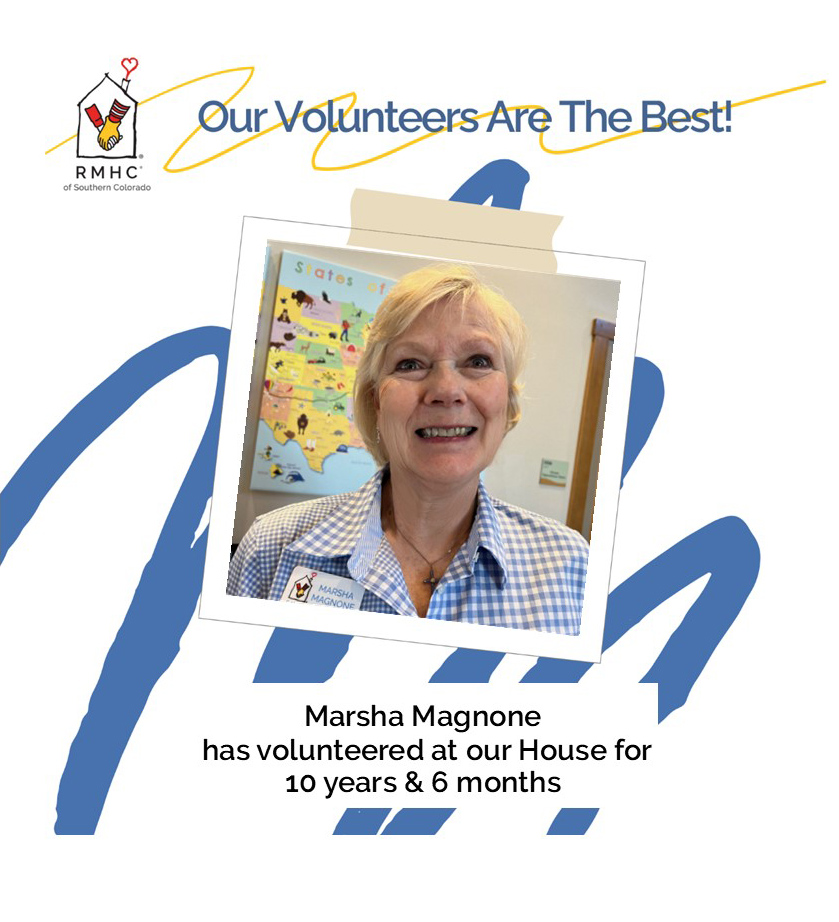 RonMcDHouseCS's tweet photo. Marsha originally volunteered in our Family Room, then in 2020 came to the House. You'll see her welcoming smile at the reception desk every Thursday morning. Marsha is also one of our group ambassadors. We are so thankful for Marsha and the many ways chooses to lift our charity! https://t.co/9TwqPN1TXD
