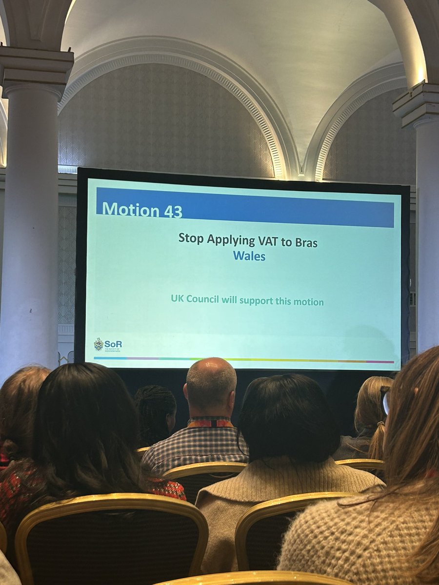 emma_murds's tweet photo. #ADC favourite motion of the day has to be VAT to Bras @SCoRMembers https://t.co/YpEPq1YHsl