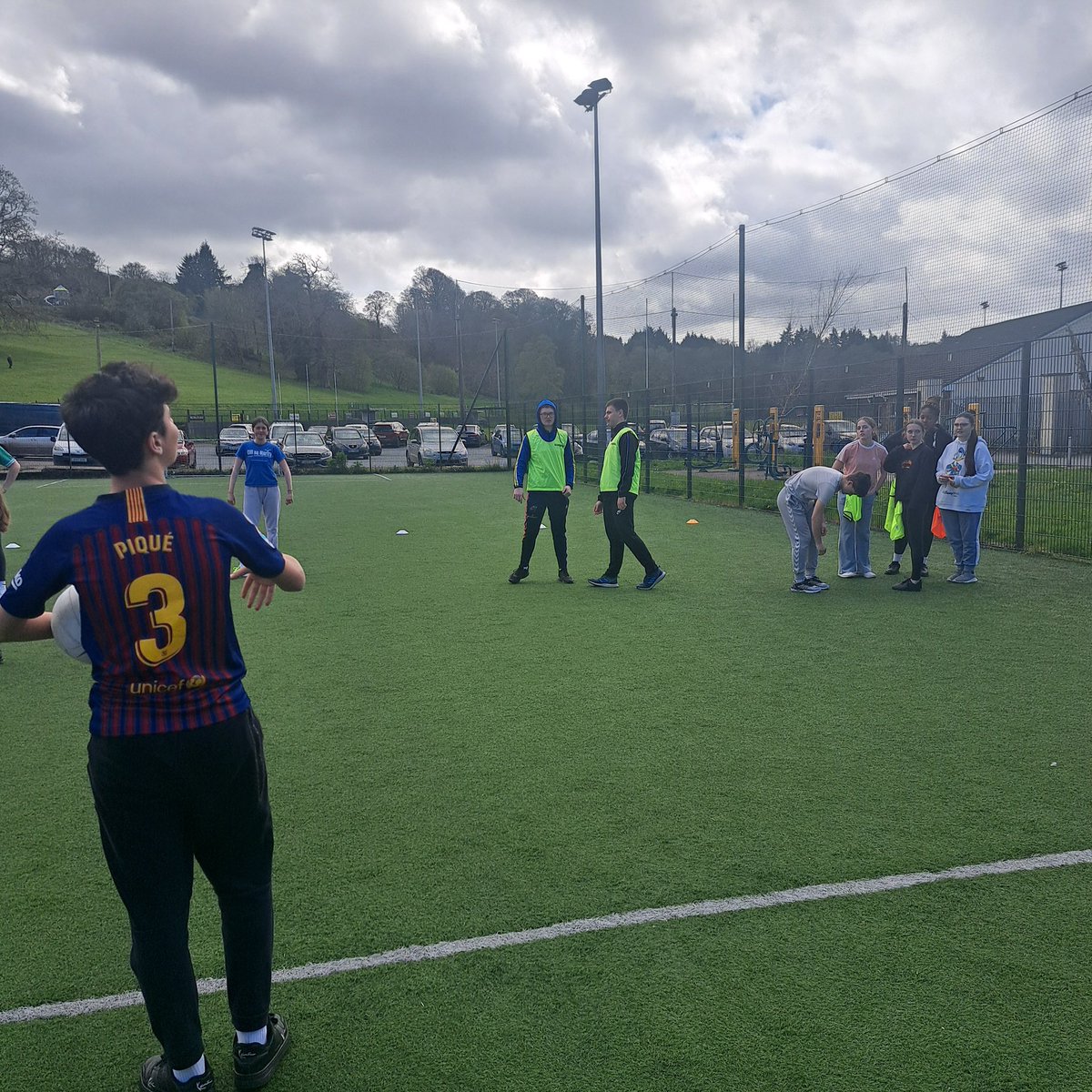 Today 20 TY students took part in a fun filled full day of training facilated by Gearoid Balfry fLGFA development officer. The TY students learned how to coach under 12s ladies gealic football through theory and practical lesson throughout out the day. The sun shone down on them…