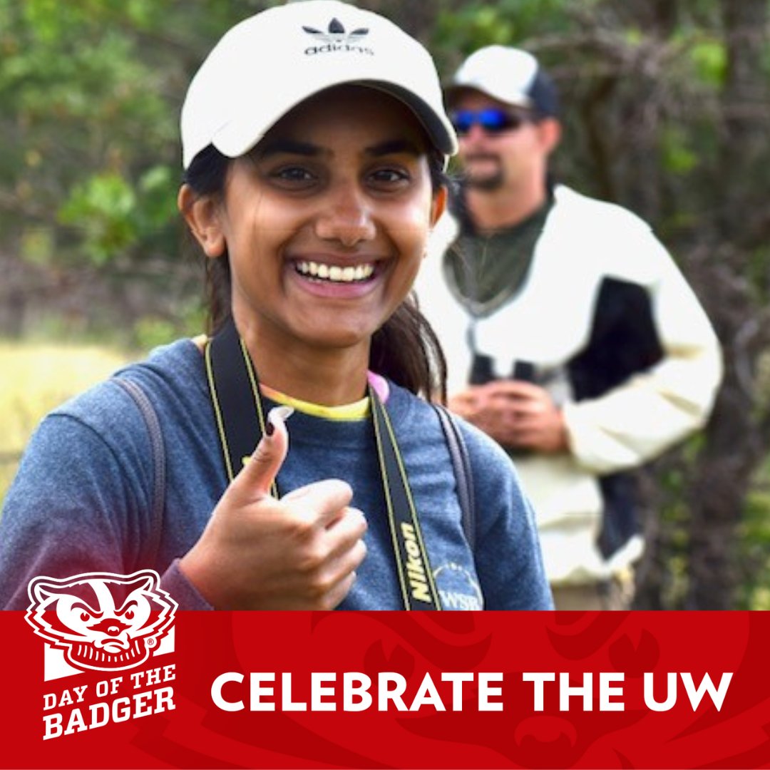 Thanks to your support, our students carry their education into alumnihood — like Soumika Gaddameedi who, through her role at the Natural Resources Foundation of Wisconsin, led the charge to raise $120,000 for Wisconsin bird conservation. nelson.wisc.edu/a-birds-eye-vi…