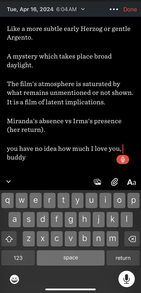 ScreenKitty's tweet photo. Accidentally pressed the microphone button while writing down some preliminary thoughts on Picnic at Hanging Rock with my cat on my lap. https://t.co/pya5y93q2n