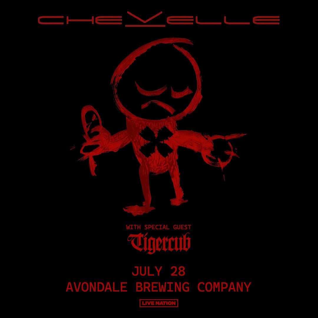 Mark your calendars!❗@ChevelleInc is coming to Avondale Brewing Co on July 28 with @tigercub ! Tickets on sale Friday, April 19th at 10am local. See you there! 🤘