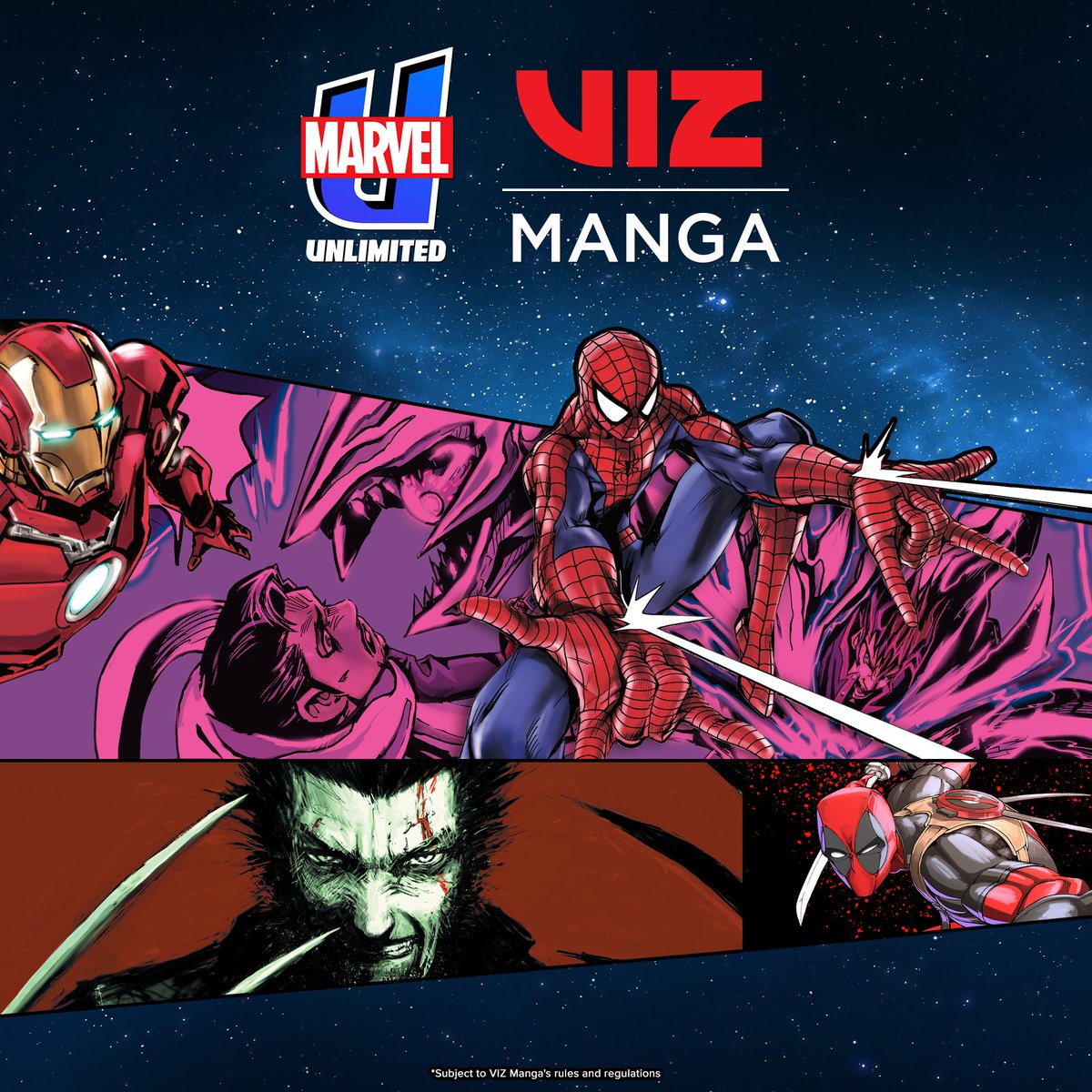 Marvel Unlimited fans! Access your favorite Marvel Manga titles with a 1-month gift to @VIZMedia Manga. Read new stories featuring Spider-Man, Deadpool, Wolverine, and more: spr.ly/6010wAvZM