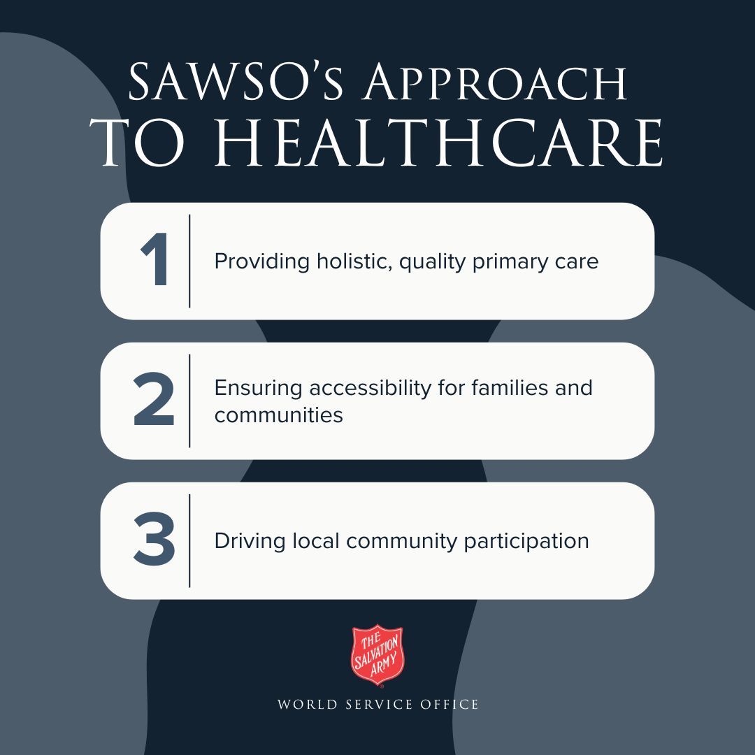 saworldservice's tweet photo. Our work in the #health sector is made possible through the reach of 300+ hospitals and clinics of The Salvation Army around the world. 🩺 🌍
Learn more about our work: https://t.co/uXKD4ksIaQ
#SAWSO #WorldService https://t.co/xvKtzrKmSO