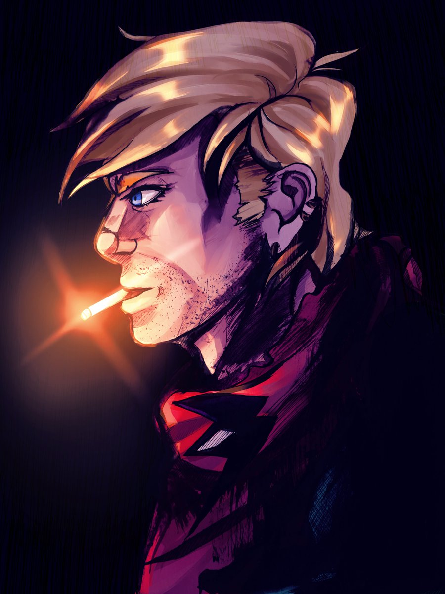 aearts66's tweet photo. Cole Cash AKA Grifter from Wildstorm/WildC.A.T.s. Traditional ink, digitally coloured https://t.co/9QsChKlc9Q