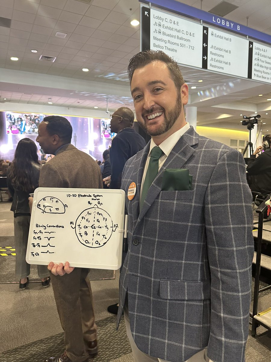 bensalem_owen's tweet photo. Who else spotted this essential accessory at the #AANAM fashion show?
Just in time for Neurodiagnostic Week! 🧠 Cheers to all the wonderful EEG technologists! #NDWEEK
@ASETsociety @AANmember https://t.co/M7aJqnEjZb