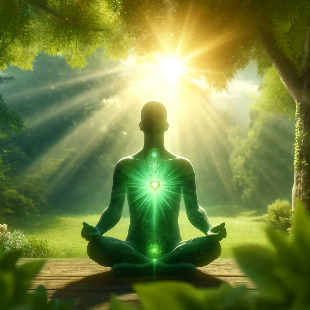 Open your heart this #HeartChakraWednesday 💚. Focus on love, compassion, and connection. Meditate on the green energy of your heart center to heal and harmonize. How will you open your heart today? #ChakraHealing #WellnessWednesday #LoveAndLight