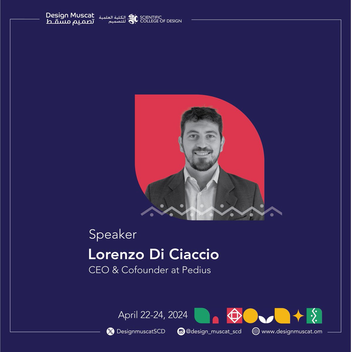 DesignMuscatSCD's tweet photo. Meet our speaker talking about inclusivity and use of technology for the hearing impaired students in the higher education institution. https://t.co/8JVDzvQb32