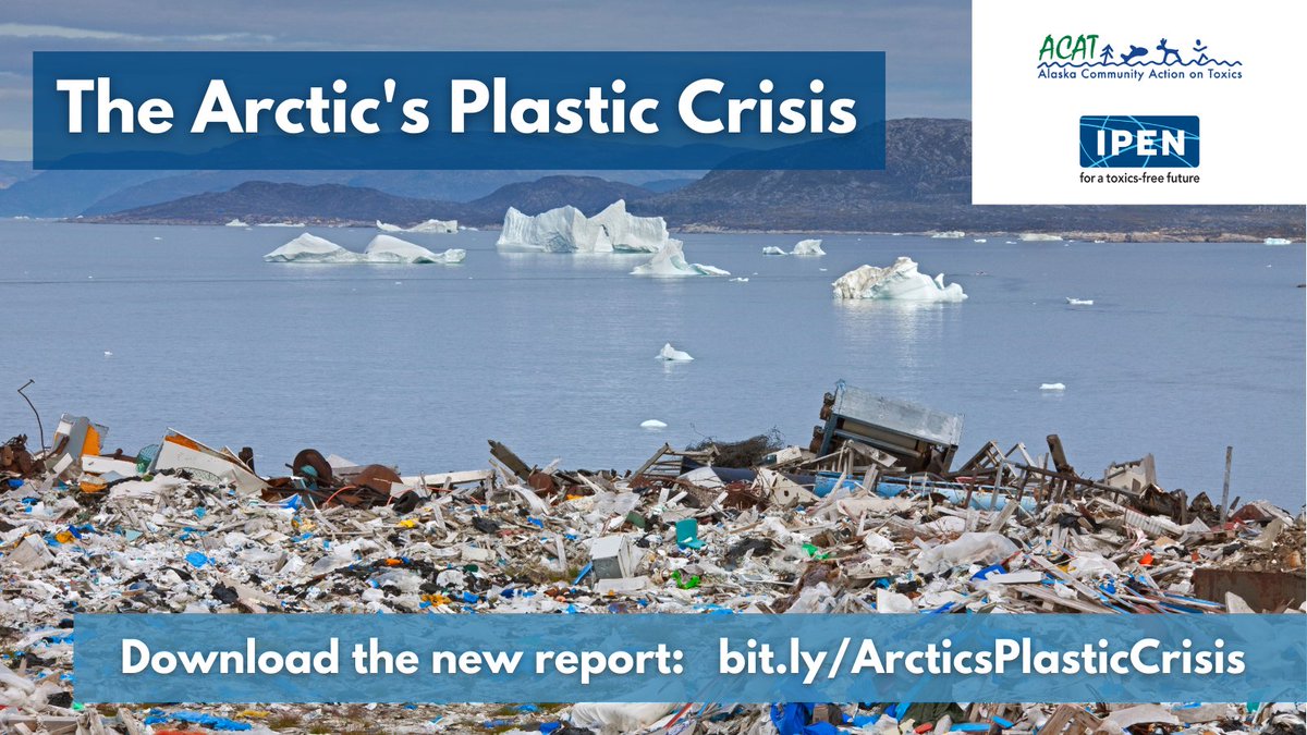 ❗️A new report from @ak_action & @ToxicsFree sheds light on the threats of plastics, petrochemicals & climate change for Arctic Peoples. We need a strong Global #PlasticsTreaty to reduce plastic production & shift towards safer, non-toxic materials. bit.ly/3xGkWWn
