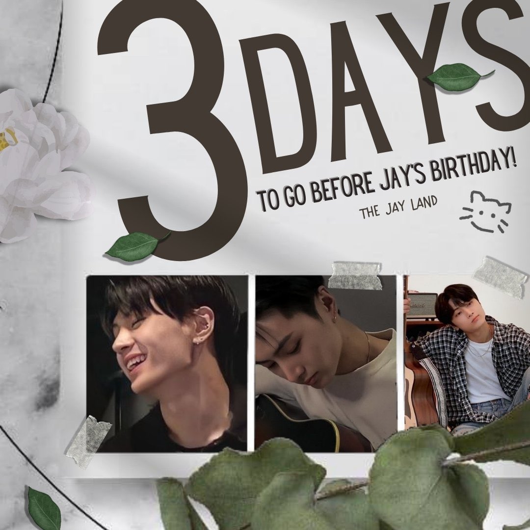 𝑫-3 𝑪𝑶𝑼𝑵𝑻𝑫𝑶𝑾𝑵 𝑻𝑶 𝑱𝑨𝒀 𝑫𝑨𝒀 3 days left before JAY day! Jay, your name personified comfort and love. You’re unwavering support, infectious enthusiasm, and genuine kindness light up every room you enter. Thank you, Jay, for being a constant source of inspiration…