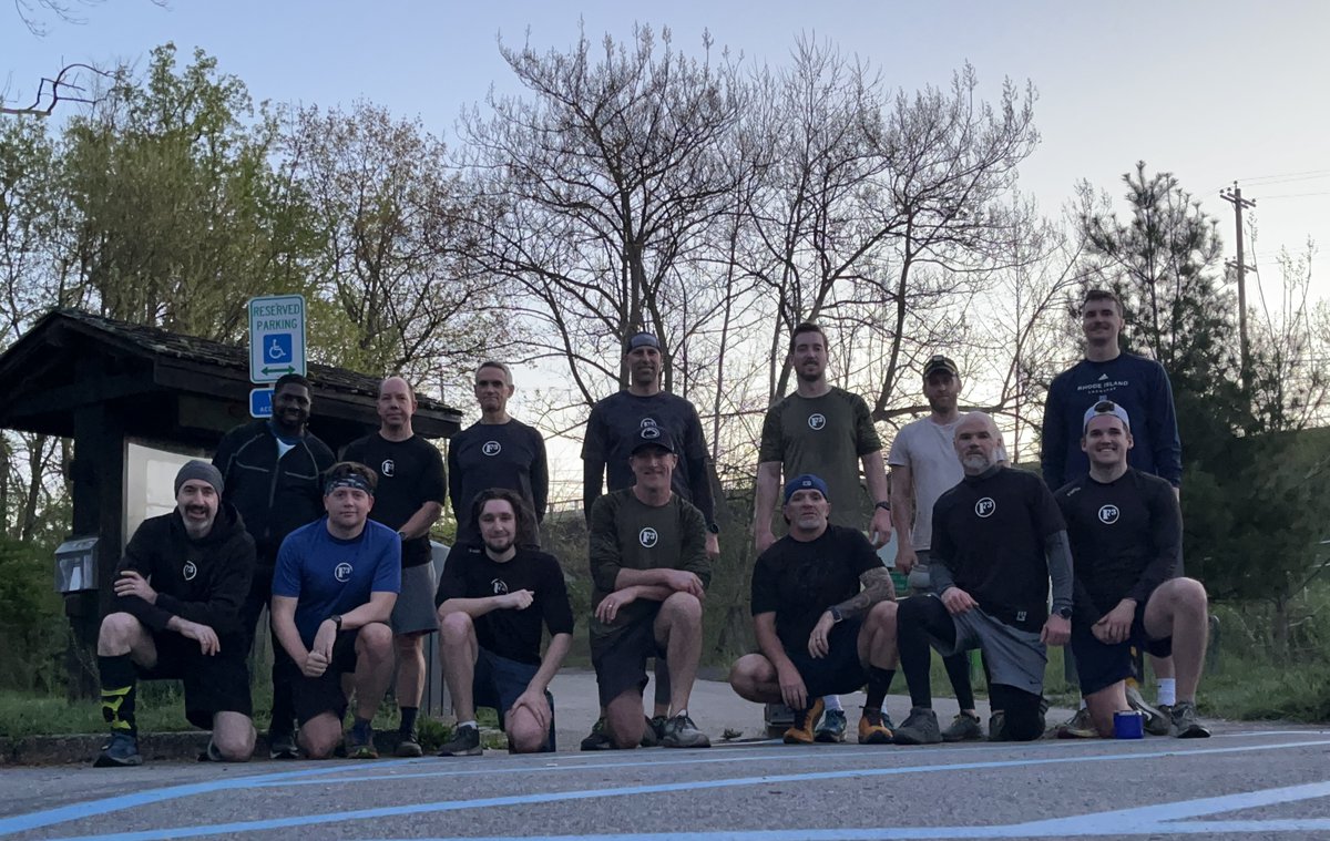 F3ValleyForge's tweet image. 04/16/24 #AAR #F3theThicket 

14 PAX (12 runners &amp;amp; 2 ruckers) posted alongside the Schuylkill River Trail this morning!

Men pushed each other to get better, faster, and stronger, followed by on-site coffeeteria.

#GettingAfterIt! 💪