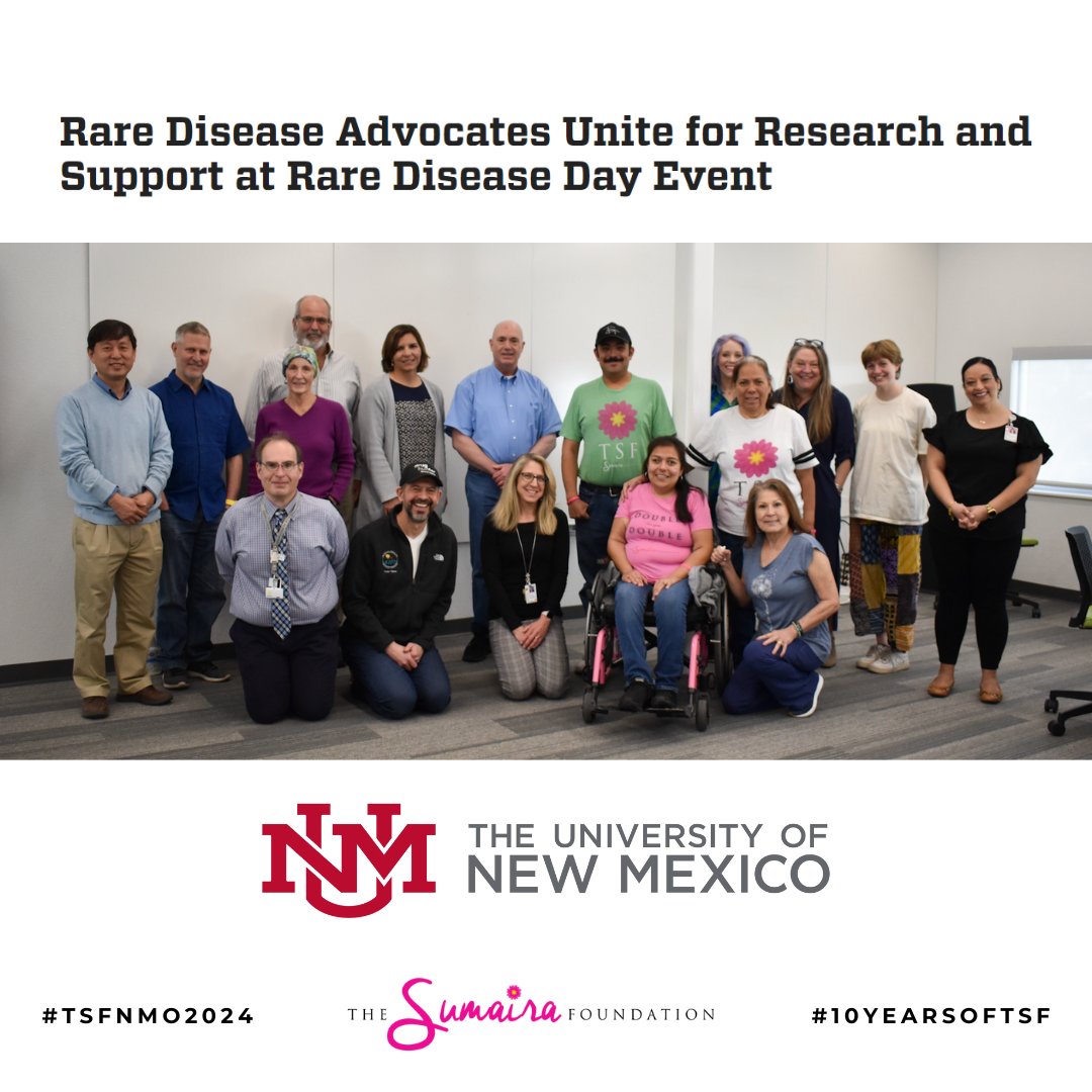 🇺🇸 “Scientists, researchers, clinicians: please don't give up on us #raredisease patients because we need you. You are our voice and our light in our darkest moments, so thank you,” Marie #NMOSD patient & TSF Ambassador

Thank you @UNM for the feature! asresearch.unm.edu/news-events/20…