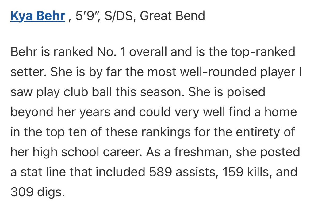 So thankful to be top ten in the class of 2027 rankings, and blessed to be considered 1 on the initial list!! Appreciate you <a href="/KSScoutDeck/">DeckScoutKS</a>… So many good players on the list, including my teammates Sofie Simic and Bella Cook!! #classof2027