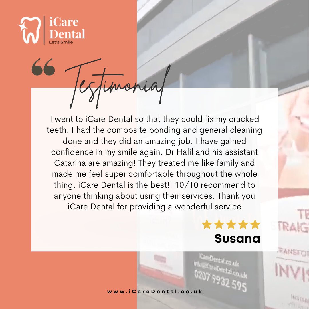 Patient Feedback!

#feeback #happypatient #Dentalcheckups #dentist #Teethcleaning #Teethwhitening #teeth #Invisalign #TeethStraightning #Braces #traditionalbraces #DentalImplants #dentalhygienist #smile #teeth #veneers #SmileMore