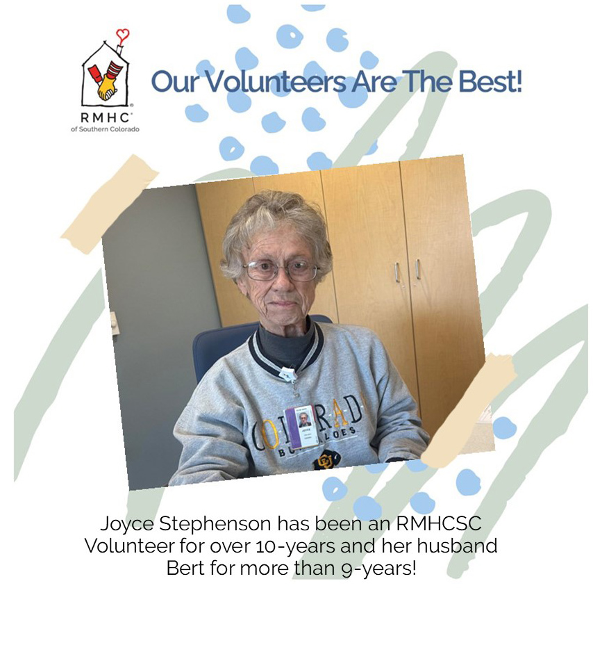 RonMcDHouseCS's tweet photo. We love it when family members volunteer together! Joyce and her husband Bert have collectively been with us for over 19 years. That speaks volumes about their dedication to our mission. Thank you both for the love you share! https://t.co/FIHckNG0cd
