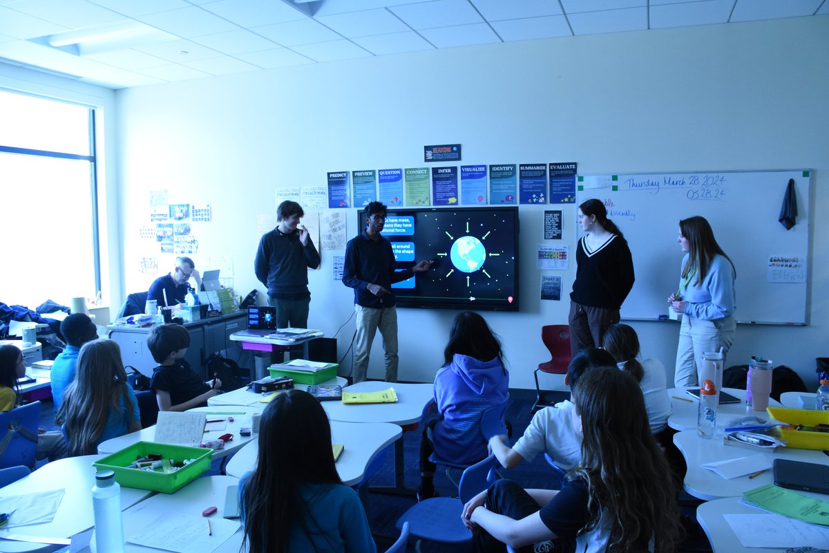 As part o Year 13s “experimental sciences” course in the IB, the students were tasked with completing a collaborative project. The students researched & completed lessons for our Upper Primary on science topics they were interested in!
#CreateYourFuture #GoFurther  #Limitless