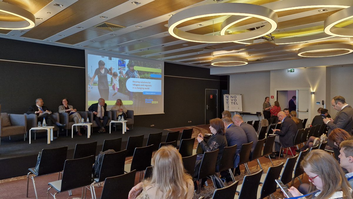 IOM joined @HabitaPL & @UNHCRPoland at #ForumMieszkaniowe24 in Warsaw, discussing solutions for sustainable housing, including housing for vulnerable groups, innovative financing & recovery in Ukraine. Thank you to our partners and all participants for your engagement!