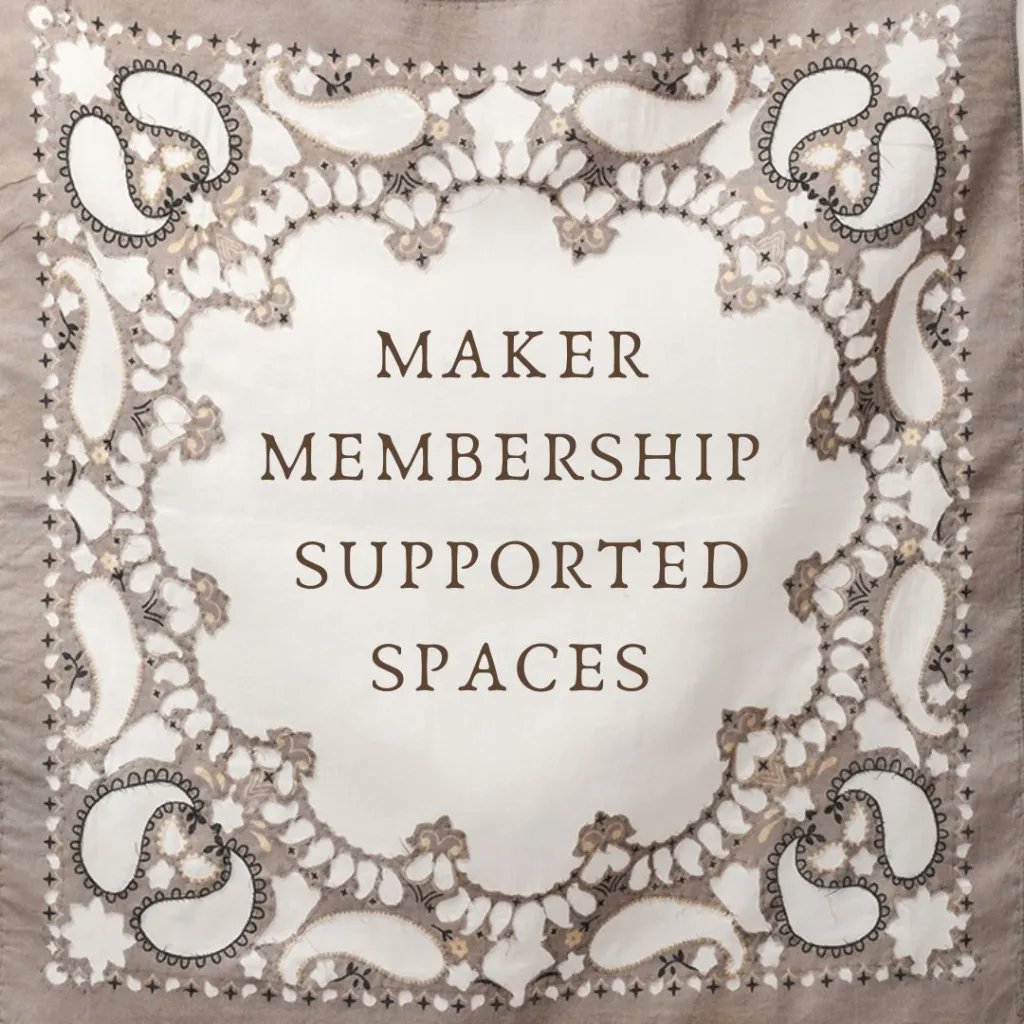 Maker Membership Supported Spaces @RuthSinger 'Applications close 5pm on Sunday 21st April and applicants will be informed of the outcome by 26th April with membership access starting from 1st May' Full details here: ruthsinger.com/membership/mak…