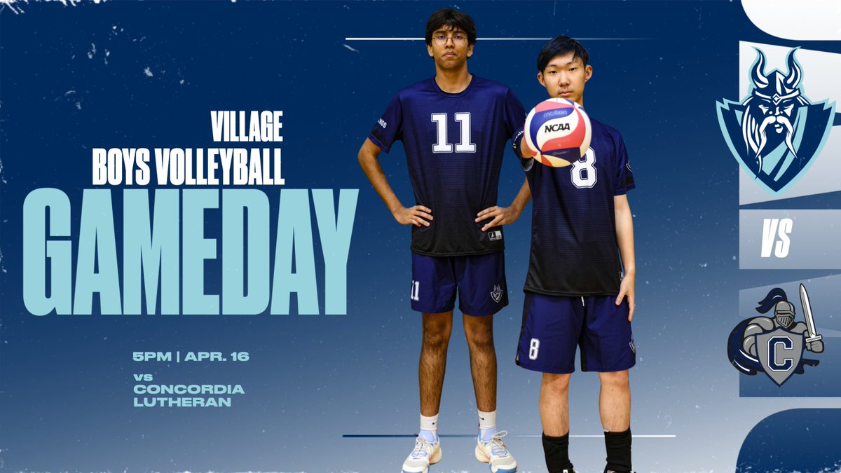 Villageteams's tweet photo. 🚨🏐SENIOR NIGHT🏐🚨

Join us in the VAC this evening as we celebrate Senior Night for the Boys Volleyball and Tennis teams!

🆚Concordia Lutheran
⏰5:00 PM
📍VAC

#VikingsVB
#weareVillage https://t.co/6rphcxMg6T