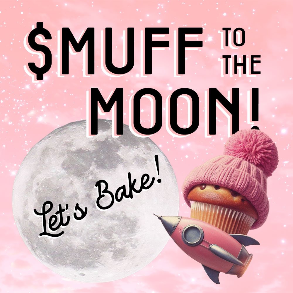 Gmuffin☀️today’s going to be the day we bless someone with $10,000 $muff when we reach 500 followers 🧁🩷 ✅ Like, RT, Tag 3 degens ✅ follow the muffin 🧁 ✅ drop your wallet ⬇️ (Adding to first wallet drop round)