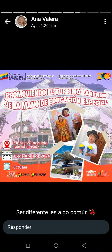 #QueLoSepaElMundo #16Abril  en el Mes de Educación Especial,  resaltando las potencialidades de nuestros estudiantes.
<a href="/NicolasMaduro/">Nicolás Maduro</a> 
@MPPEDUCACION
<a href="/_LaAvanzadora/">Yelitze Santaella</a> 
<a href="/Fundabit_/">FundabitOficial</a> 
<a href="/leivi24/">Leivi/Oceanía</a> 
<a href="/EleamerAbdala/">Eleamer Elkatrib</a> 
<a href="/Dimary08/">D!mary_Anzola</a>