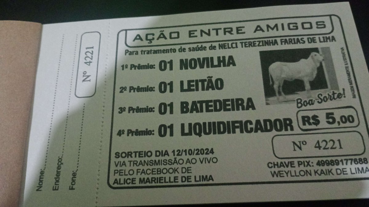 VanillacityHIGH's tweet photo. Bom dia Rapaziada... Nao sei o alcance do nosso perfil, mas todos aqueles que virem e poderem ajudar, essa rifa é para ajudar a tia de um dos membros mais queridos do Vanilla, o Renan "CAWBOY", que esta em tratamento de saude. 
#GTARP 
@paulinhooloko_ 
@highpkrl 
@highlabss https://t.co/FoPWogGN1A