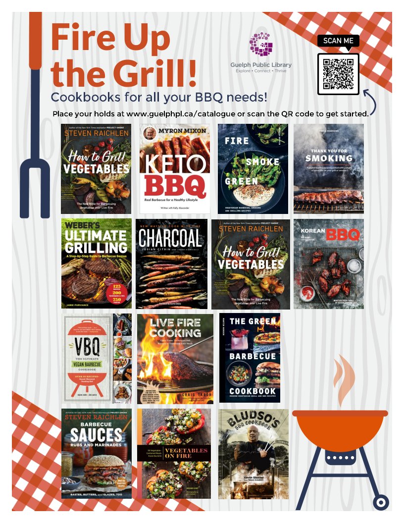 Fire up the Grill! Check out these cookbooks for all your BBQ needs: tinyurl.com/2p94c7rp