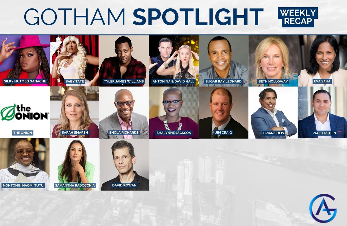 GothamArtists's tweet photo. A huge Gotham thank you goes out to each and every speaker and entertainer on this list!

@SilkyGanache @imbabytate @SugarRayLeonard @EvaSaha1 @TheOnion @Sarah_Smarsh @sholarichards @ShalynneJackson 

#WeeklyRecap #SpeakersBureau #Thankful #KeynoteSpeakers #Entertainers https://t.co/0niPAiOXx5