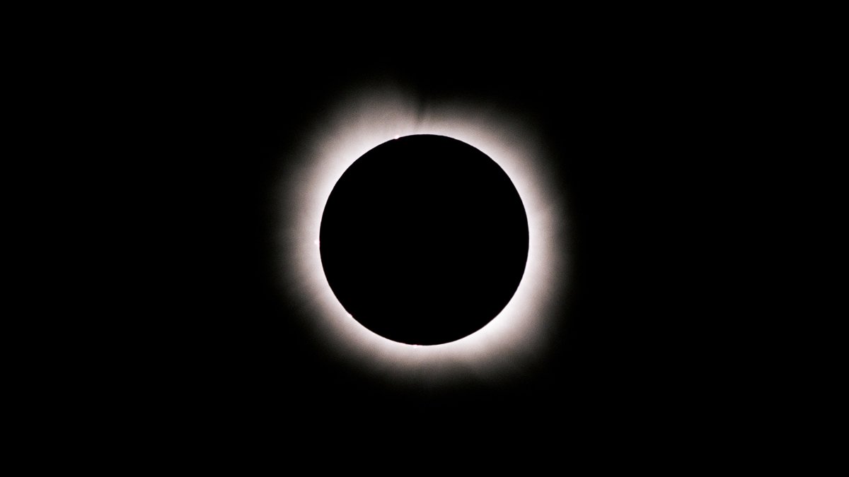 Somewhere in Waxahachie, Texas during The Great #SolarEclipse2024 with my Nikon F6, 200-500mm telephoto lens, 1.4 teleconverter, and @Kodak Portra 160 film. I can't believe it actually worked. Film lovingly processed by @LegacyPhotoLab. #filmphotography #solareclipse