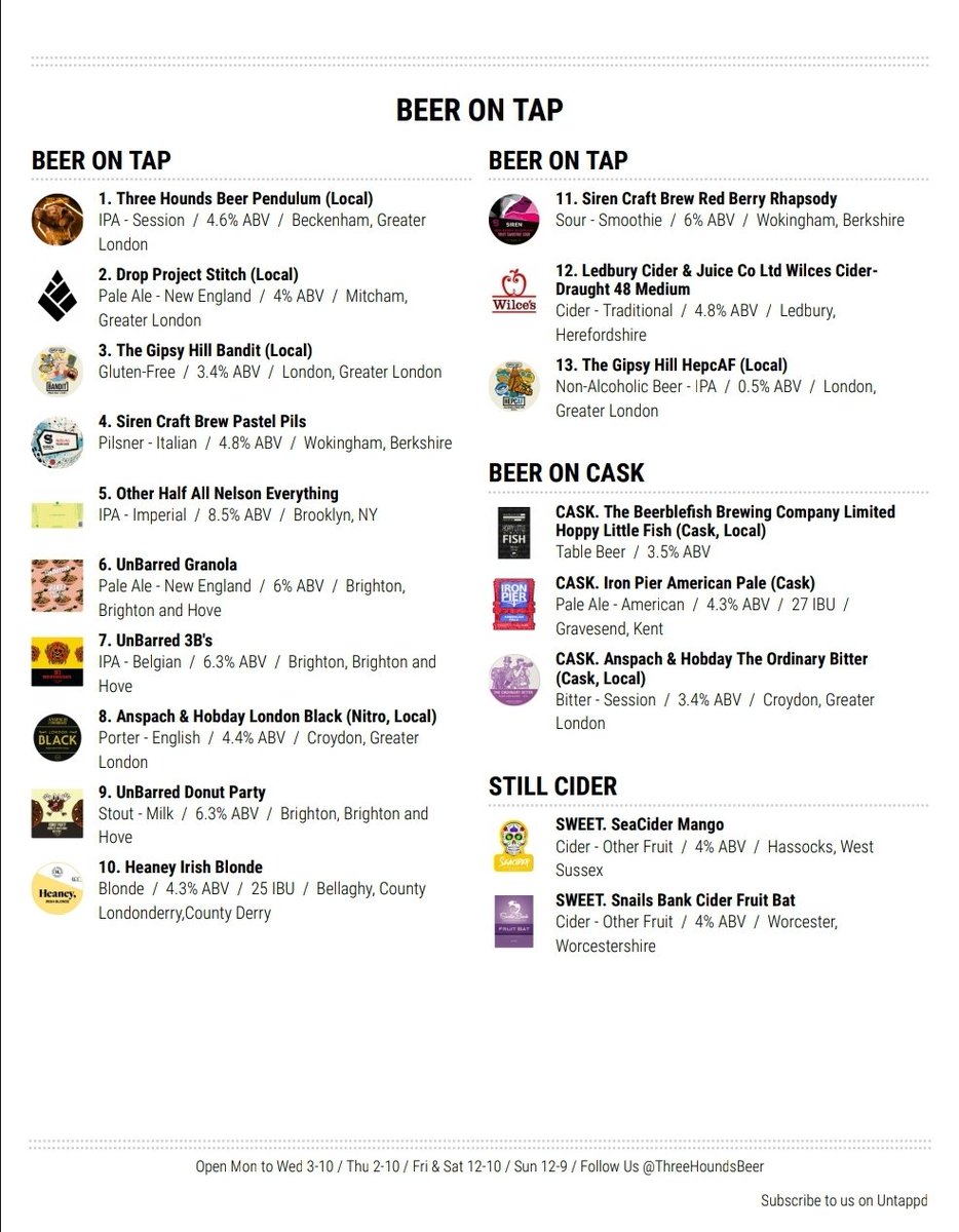 Tuesdays Tap List! Fresh Casks from Iron Pier and Beerblefish for you to enjoy. Come drink the good stuff!