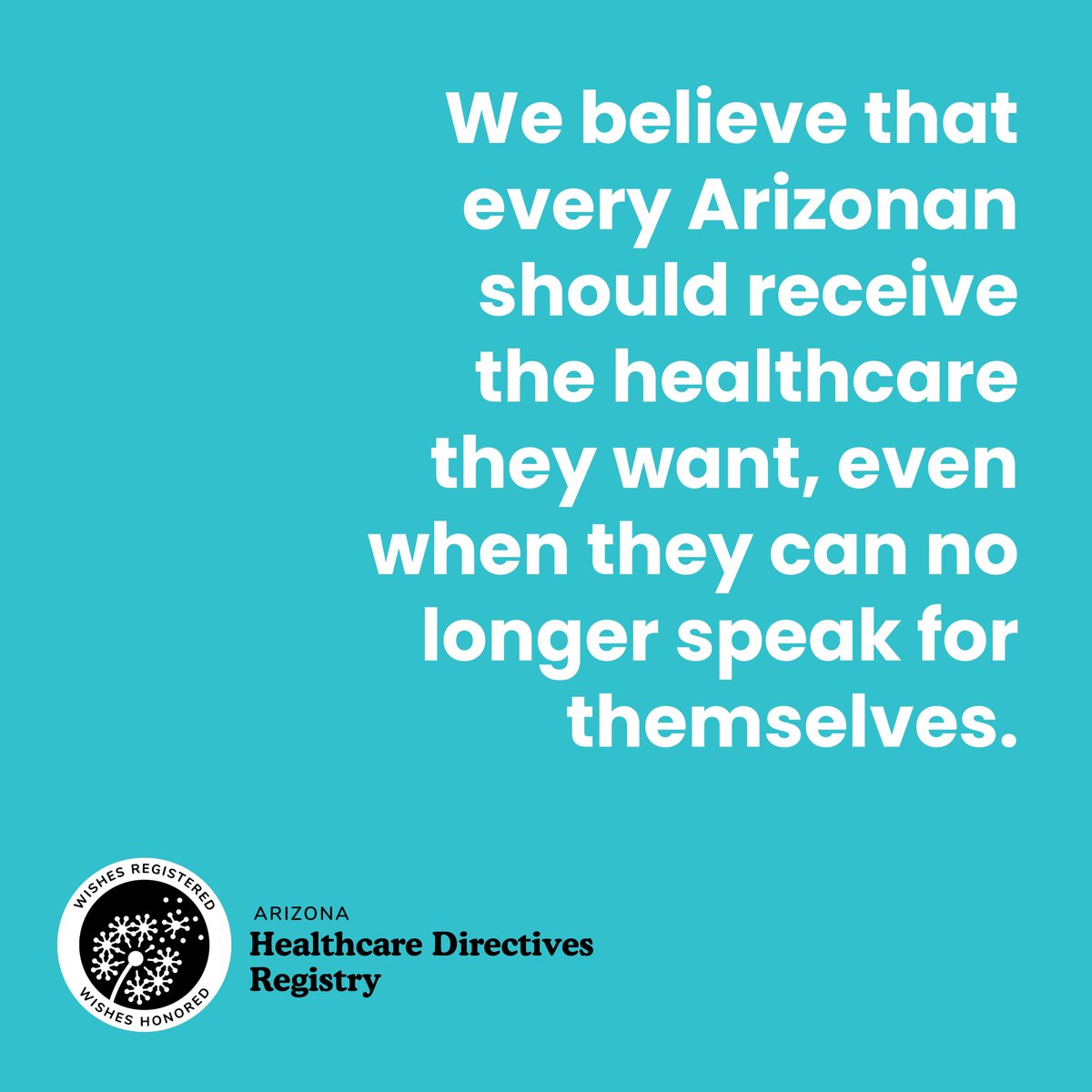 Today is National Healthcare Decisions Day! #NHDD Resources available through azhdr.org can help you prepare for and start these complex conversations, and chooseyourperson.org can help you register your advance directives once your preferences are documented.