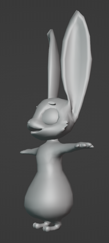 Sneak peek of an VRChat avatar base that I started working on :3 🐇