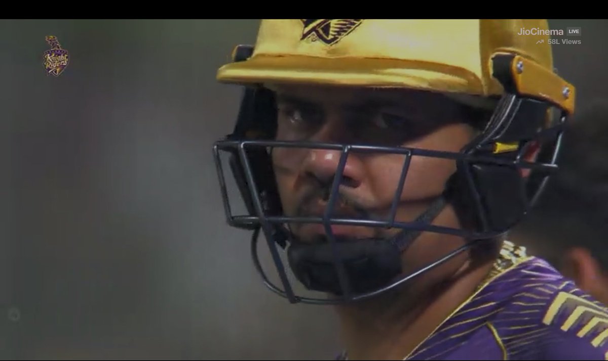 CricCrazyJohns's tweet photo. HUNDRED FOR SUNIL NARINE 🫡

- Maiden IPL hundred for Narine, what a turn-around in his batting, total dominated &amp; smashed hundred from just 49 balls against Rajasthan Royals 👌 https://t.co/Y8pSPKxDYZ
