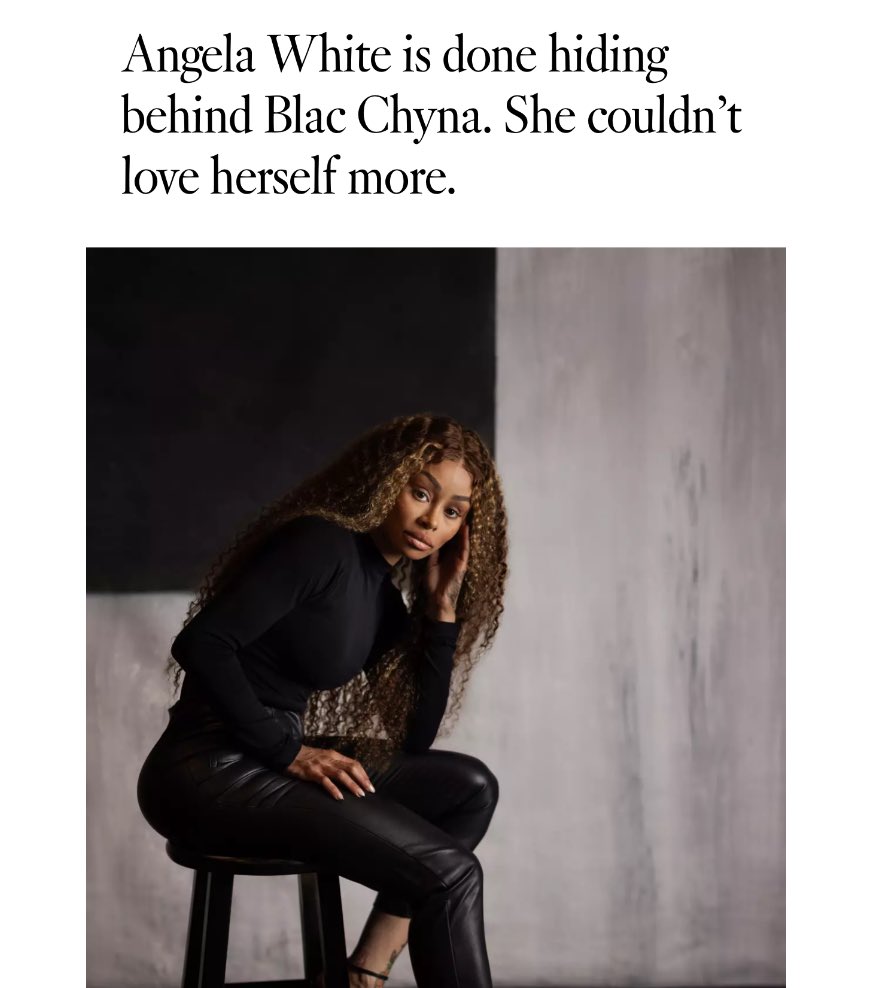 Last year I watched @BLACCHYNA’s video showing her filler removal and was moved by how assured she was during the procedure. I knew I wanted to write a profile about her. Grateful for our conversation for @latimes about beauty, sobriety, faith and more. latimes.com/entertainment-…