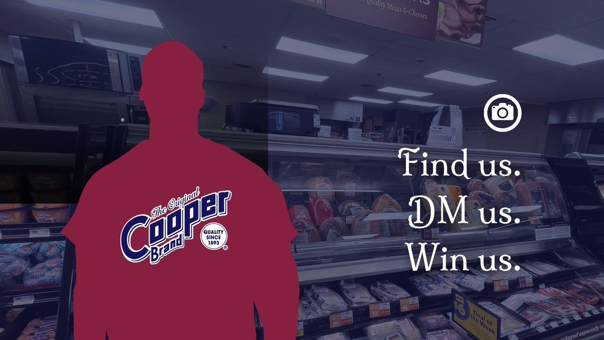 Want to score merch from your fave American cheese brand? 🧀🎁 All you have to do is snap a pic of #CooperCheese when you see it in store then send the pic to us!

👉Each month, we pick 1 lucky winner for an epic surprise! 🎉

#WheresCooper #Merch #CooperSharp