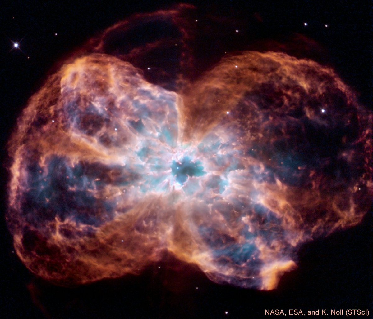 Today Chandra is studying NGC 2440, a dying star that's providing a spectacular final performance. The white dwarf star at the heart of this planetary nebula is one of the hottest known, with a surface temperature of nearly 222,000 degrees Celsius (400,000 degrees Fahrenheit).