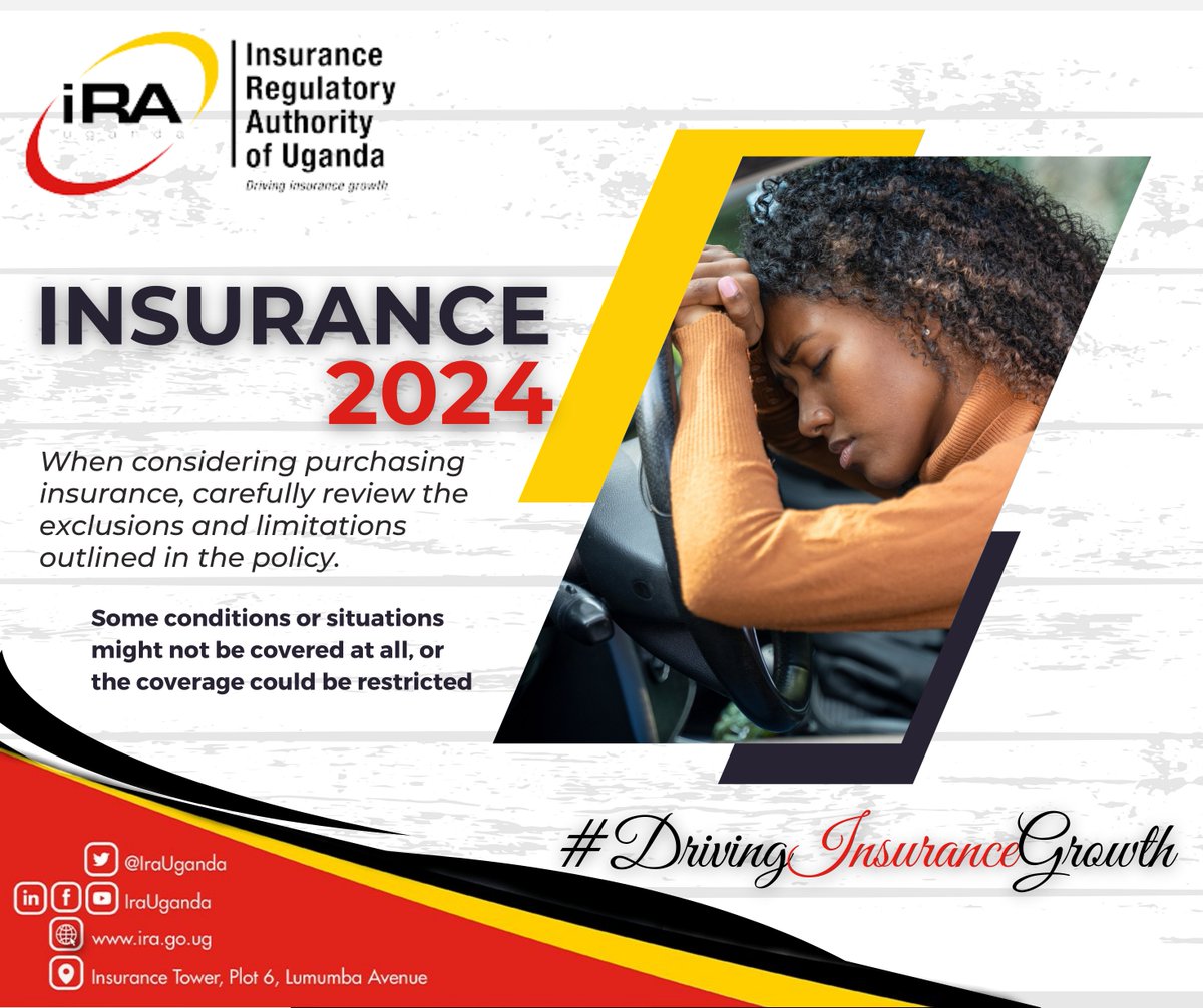 Before purchasing insurance, scrutinize exclusions and limitations. Certain situations might lack coverage or have restricted benefits. 

#BeInsured #DrivingInsuranceGrowth
#InsuranceInsights #PolicyReview