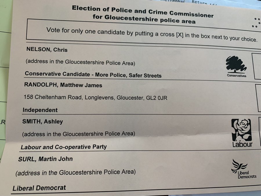 Why the **** are the Conservatives allowed to put a slogan in their candidates box and no-one else is?

Electoral Commission can you do your job and stop this cheating?