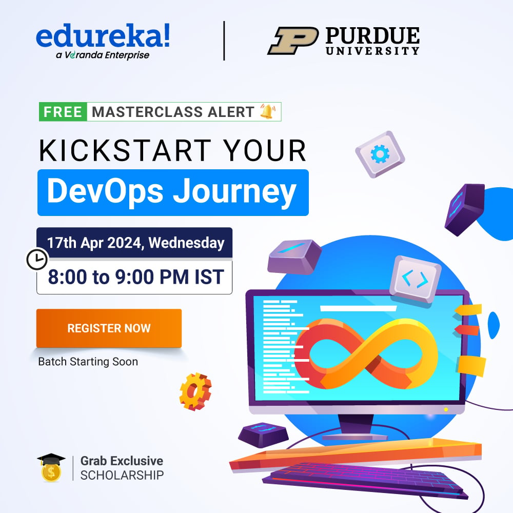 Ready to elevate your DevOps Career? Secure your spot and access exclusive scholorship.
Register for free Now: bit.ly/4cXh5Ew
:
:
:
#Edureka #RidiculouslyCommitted #TeamEdureka #LearnWithEdureka #Upskilling #Onlinelearning #Onlinecertification #DevOps