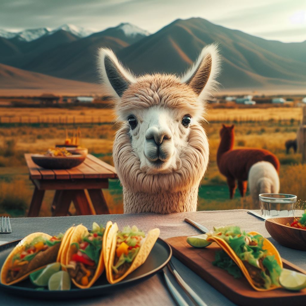 🌮 Happy Taco Tuesday with our gentle and curious alpaca pal! 🦙

Just like their inquisitive spirit, remember to explore and embrace the adventures that come your way!⛰️ 

#TacoTuesday #HangryAnimals #StayCurious