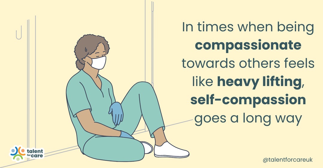 In times when being compassionate towards others feels like heavy lifting, we invite you to consider: What do you need in this moment to be able to give compassion to someone else? Latest Blog: talentforcare.uk/blog/beingcomp… #compassionfatigue