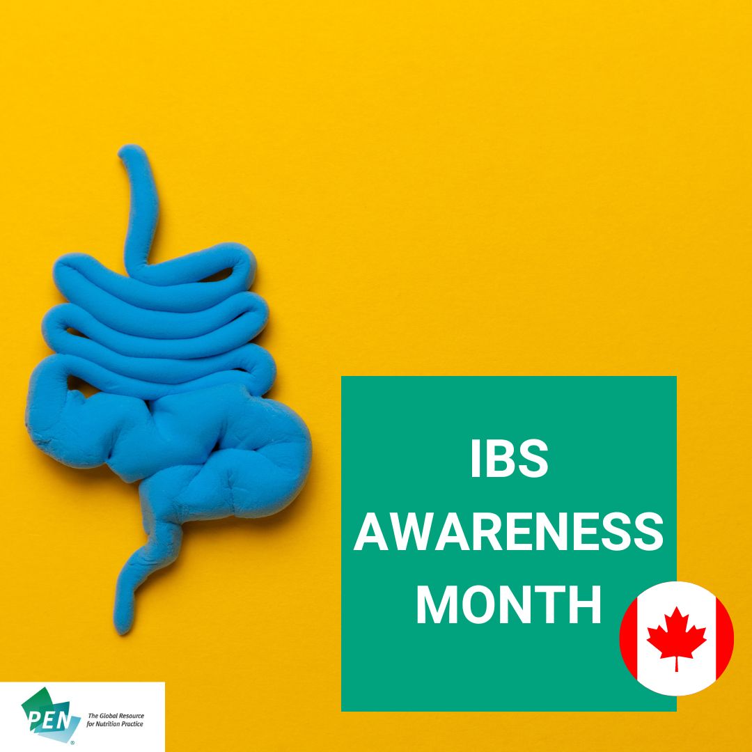 April is #IBS Awareness Month in 🇨🇦 At 18%, Canada has one of the highest rates of IBS prevalence in the world. Updated IBS content is currently out for international peer-review and should be available soon! 🥳 #PENNutrition #EvidenceBasedNutrition