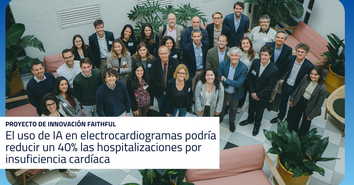 @EITHealth financia con 1,7M€ el proyecto FAITHFUL, liderado por @Idoven_ai para la detección temprana de la insuficiencia cardíaca. Utilizará IA en ECG para detectar signos tempranos de la enfermedad, previendo reducir un 40% de las hospitalizaciones bit.ly/4aQYZlE