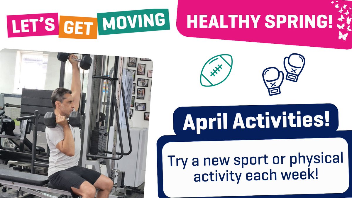Pump up the energy with strength training this April! Whether it's lifting weights or doing bodyweight exercises, let's get strong and feel empowered throughout Healthy Spring 💪 Let's lift and improve our health! 🏋️‍♂️ ow.ly/sQlO50QF3JK #LetsGetMovingLLR #AprilActivities